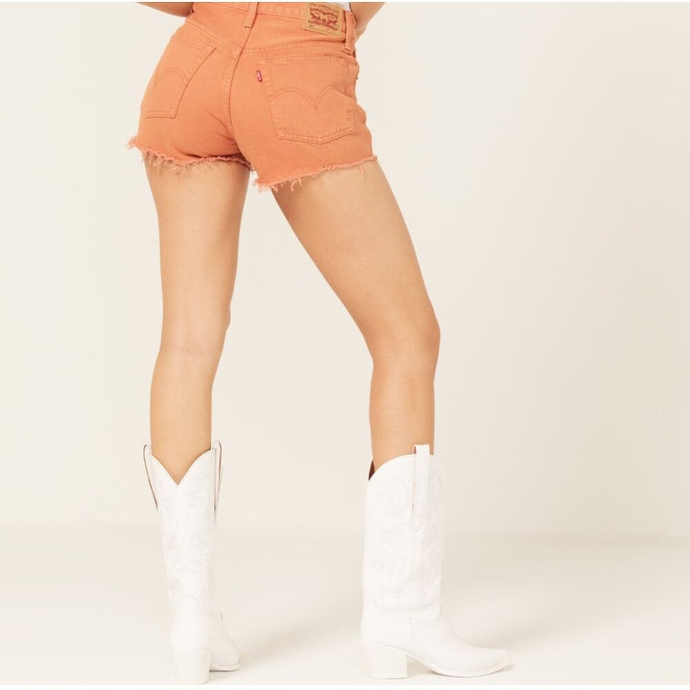 Levi's 501 Cutoffs Rust Copper Women's Shorts Size 31